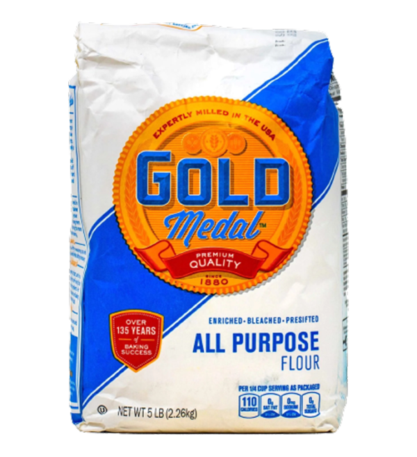 GOLD MEDAL ALL PURPOSE WHITE FLOUR 5 LB