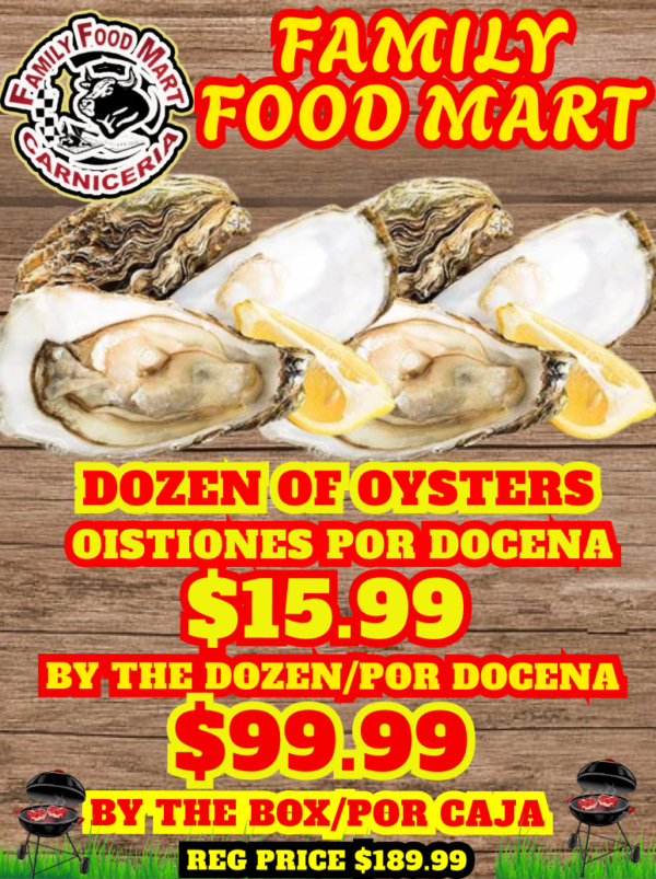 DOZEN OF OYSTERS