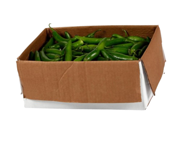 SERRANO CHILE 38 LB BOX