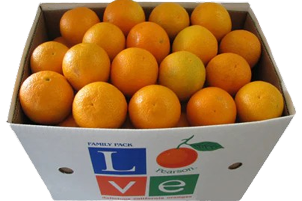 BOX OF SWEET ORANGES 38 LB